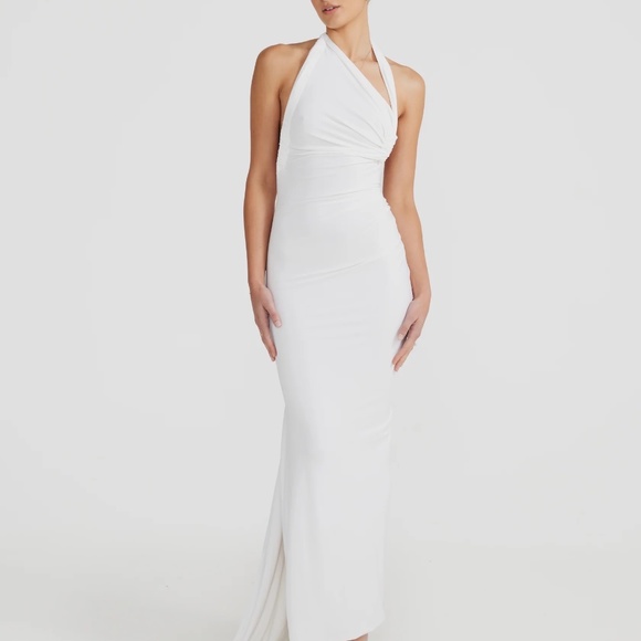 Melani Ivana Multi-way Gown Halter Size Medium New with Tags Wedding Bridesmaid - Picture 3 of 7